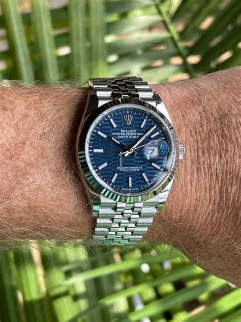 1980 rolex datejust 36mm|Rolex Datejust 36mm on wrist.